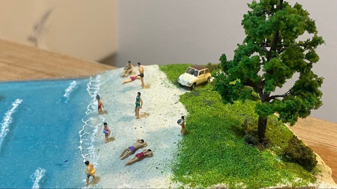 美しい海と砂浜 レジン ジオラマの通販はau PAY マーケット - 輸入雑貨