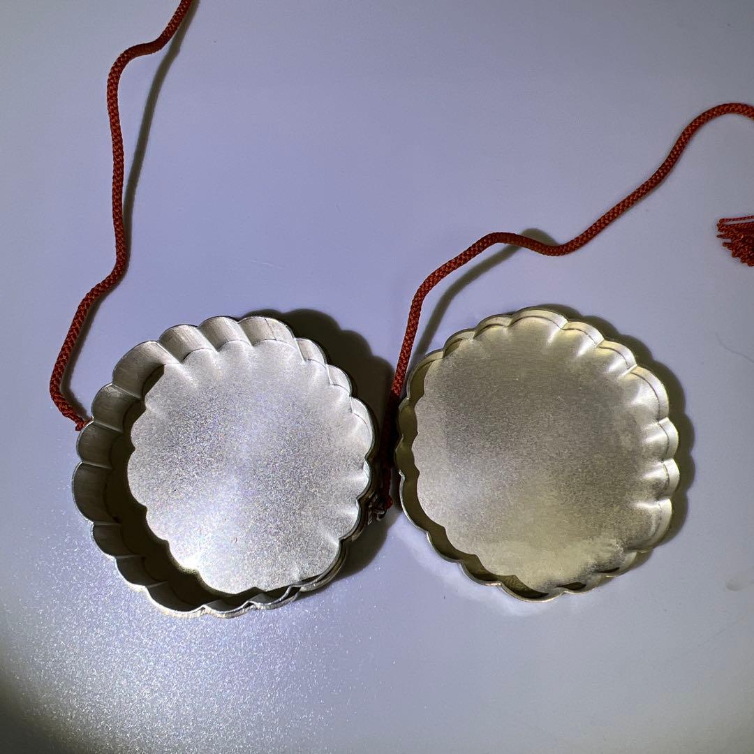 皇室ボンボニエール 鳳凰雅楽火災太鼓 純銀生駒製 共箱付 72g