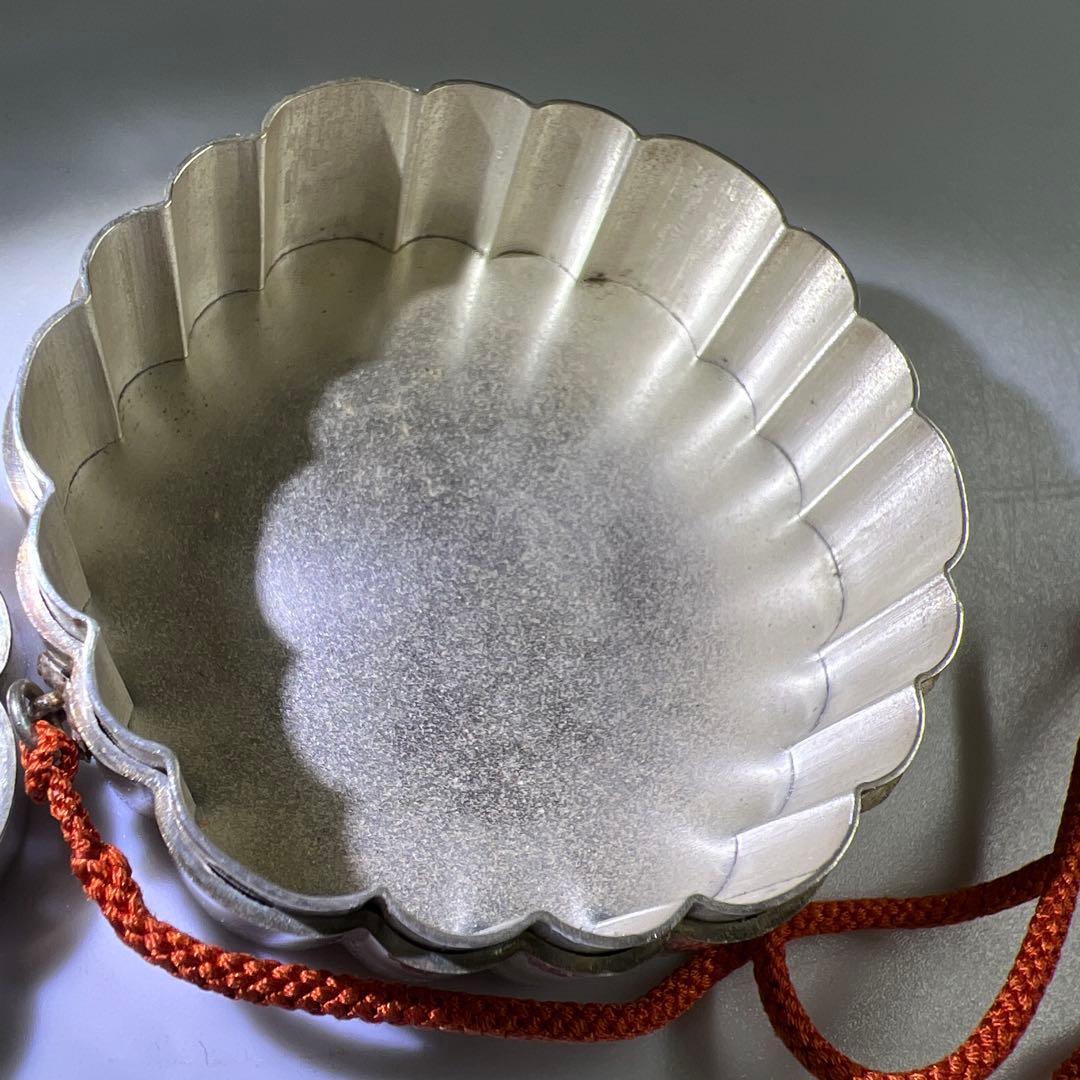 皇室ボンボニエール 鳳凰雅楽火災太鼓 純銀生駒製 共箱付 72g