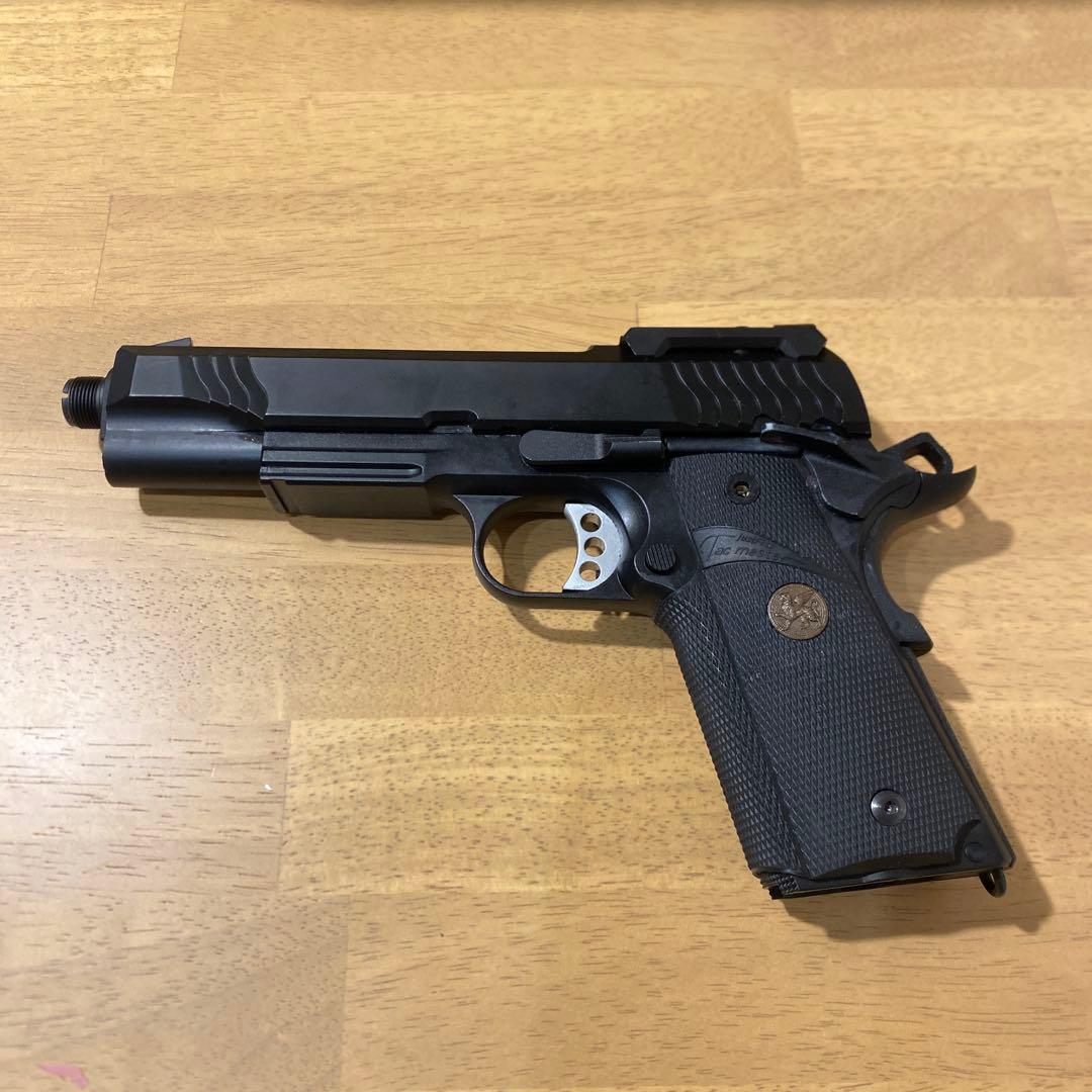 SCW コルト1911 シルバーエアソフトガン