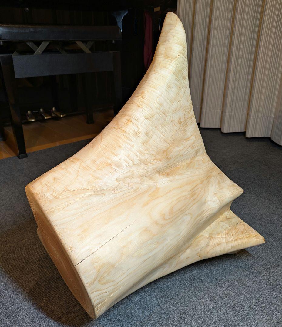 檜　切り株　丸太　椅子　スツール　 高さ約34㎝