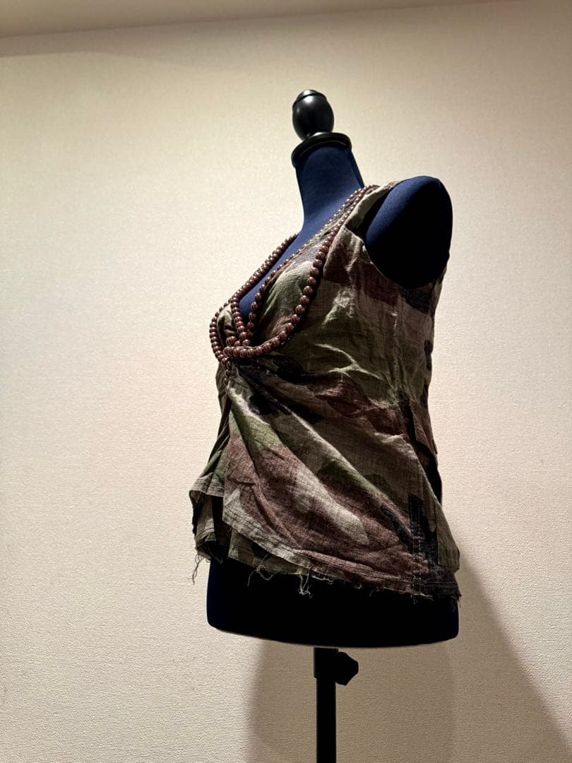 【希少】コムデギャルソン✨ジュンヤワタナベマンパール迷彩柄タンクトップ