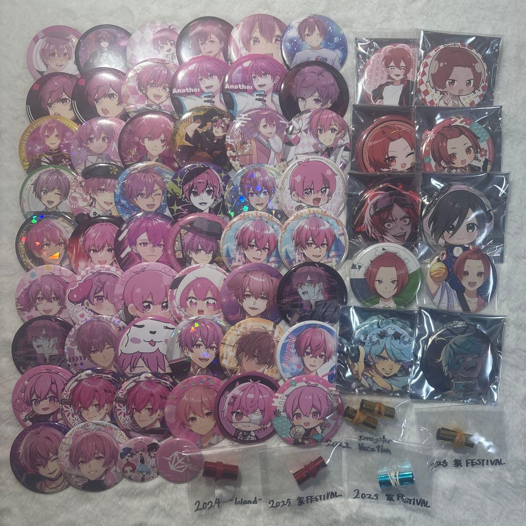 いれいす ないこ りうら -hotoke- 悠佑 缶バッジ まとめ売り - メルカリ