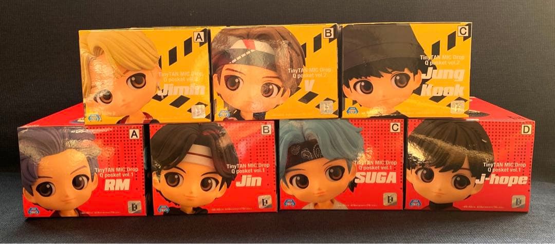 TinyTAN BTS Qposket フィギュア　フル　コンプ　セット