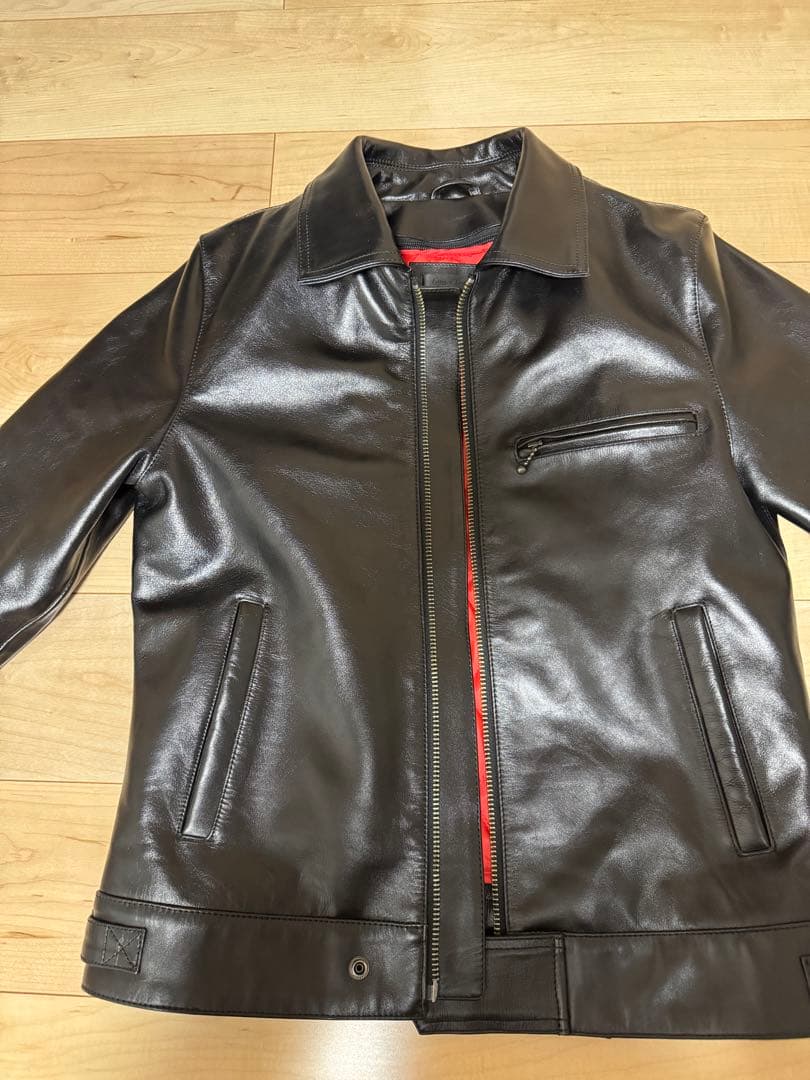 室内試着のみ⭐︎LiugooLeathers⭐︎カウハイド⭐︎シングルライダース