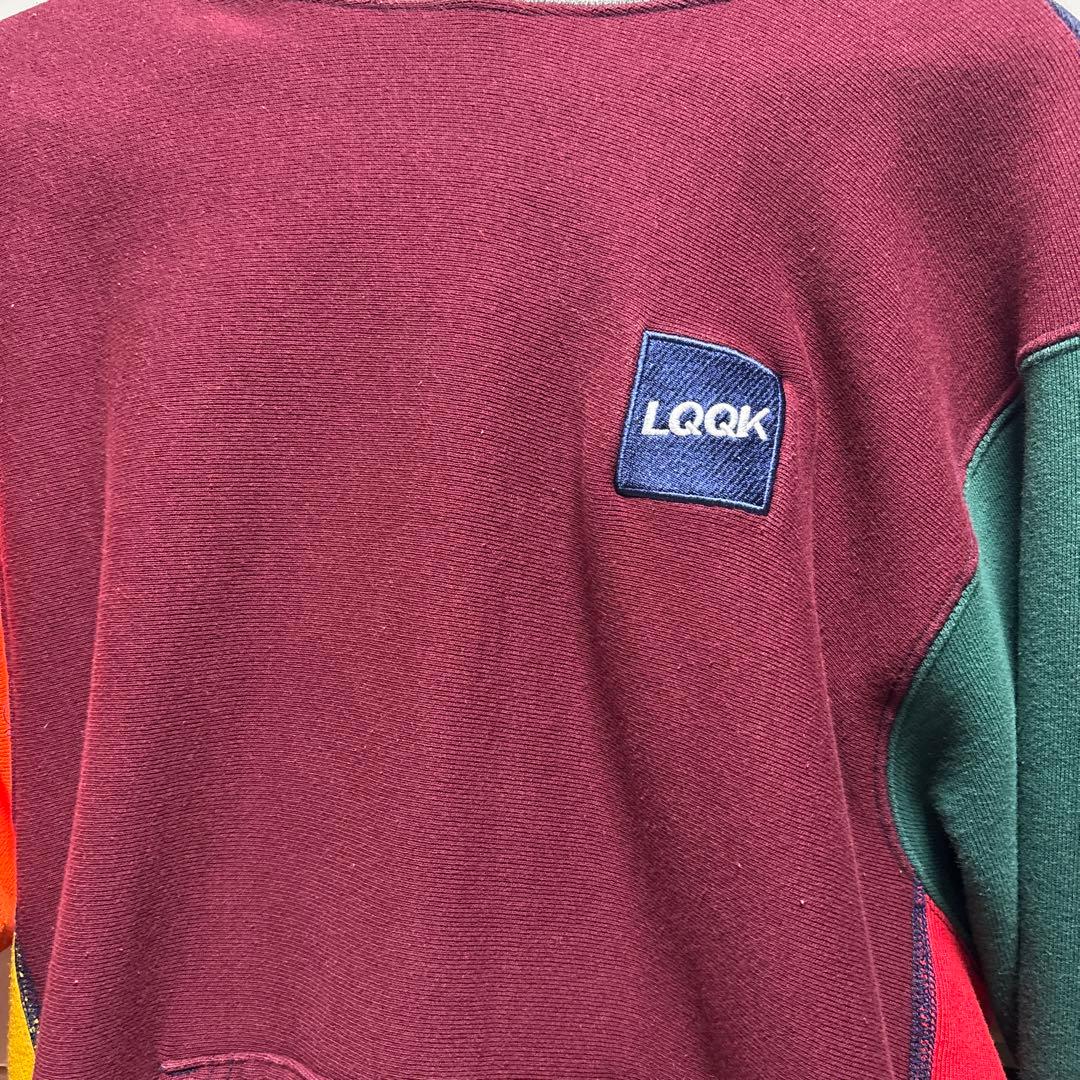 LQQK lqqk studioマルチカラー パーカー M supreme