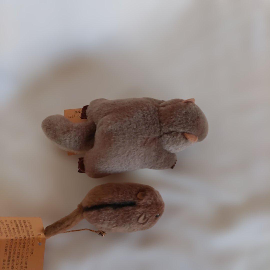 やまね工房　ぬいぐるみ 3種セット　ふくろうの子 えぞももんが　やまね