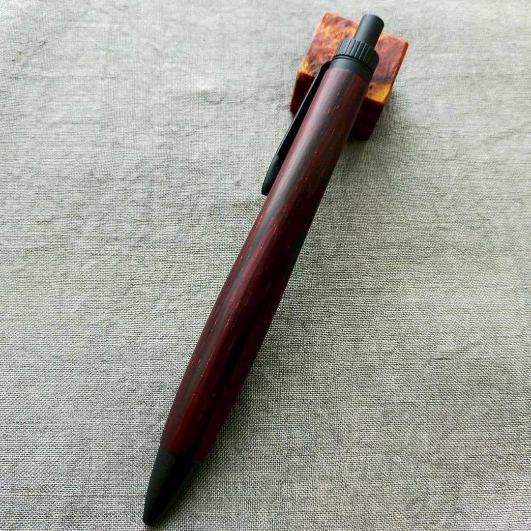 マリティマ ハンドメイド 木軸ボールペン G2 天然木 ブラック 希少