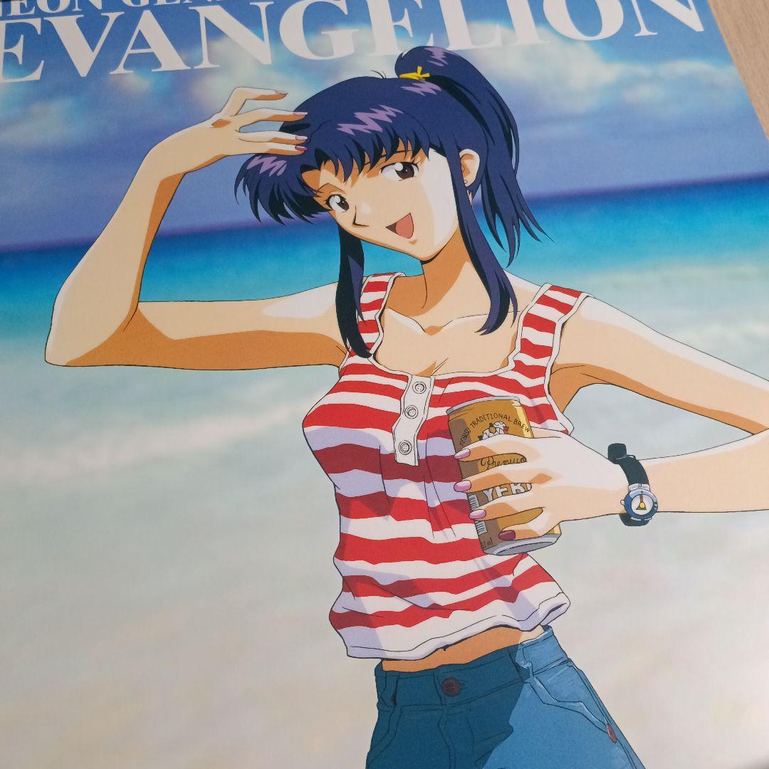 90年代 新世紀エヴァンゲリオン 葛城ミサト SEGA プライズ ポスター