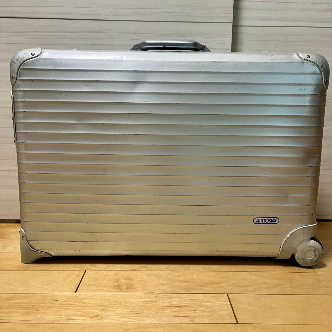 RIMOWA TOPAS 2輪 TSA 廃盤 青ロゴ カスタマイズ RIMOWA TOPAS スーツ