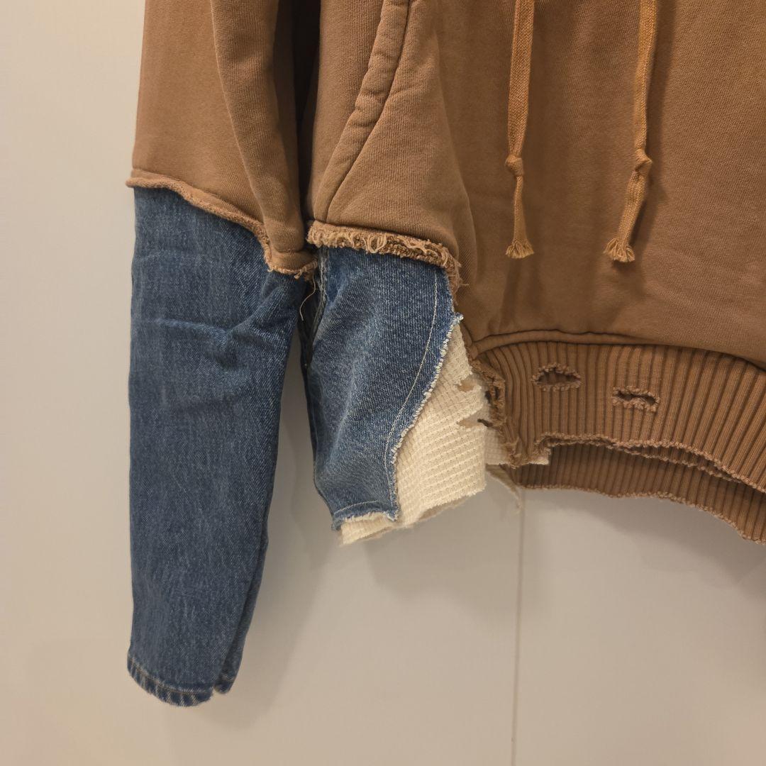 GREG LAUREN グレッグローレン再構築FRAGMENTパーカーSIZE2