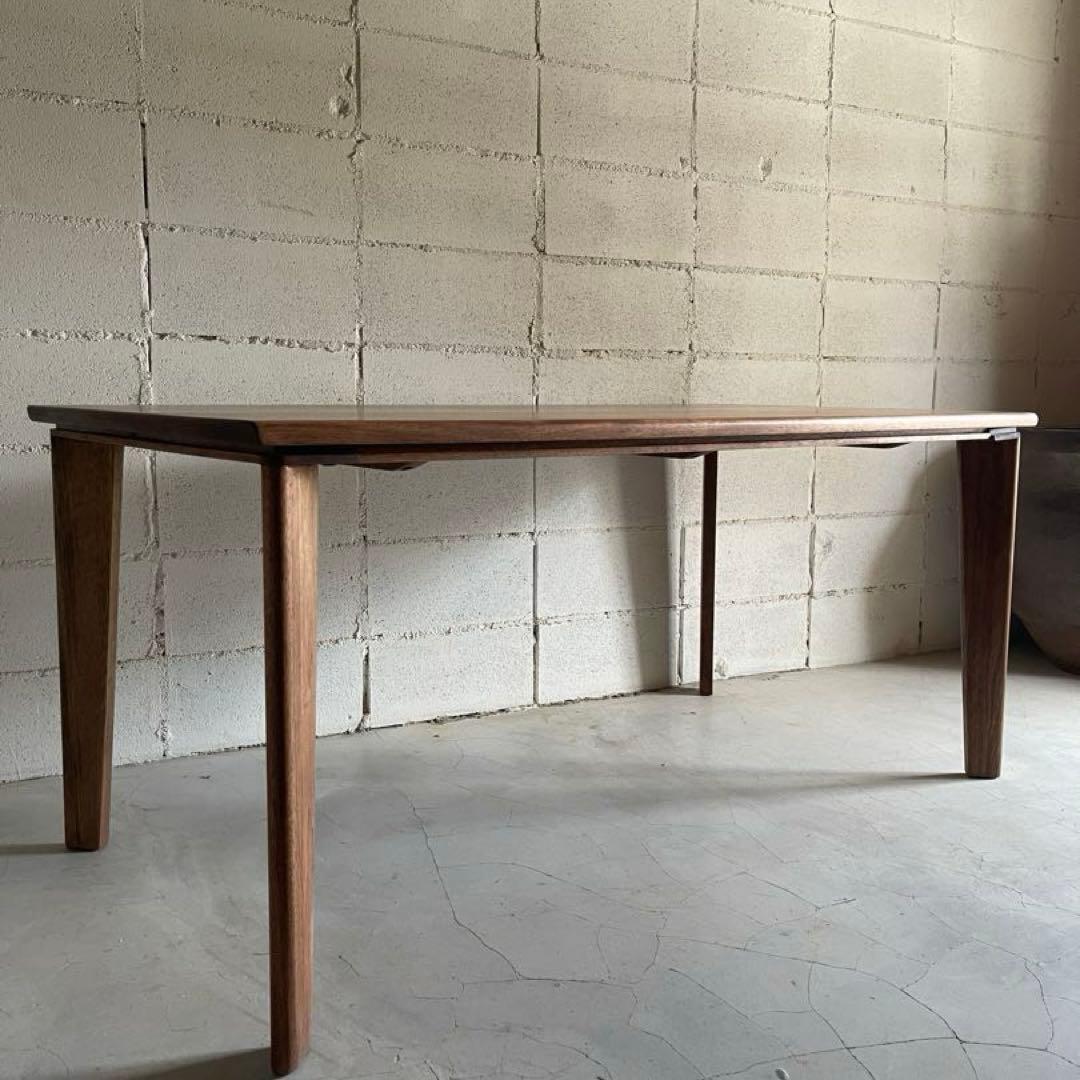 ウォールナット無垢材　ダイニングテーブル　ダイニング5点　朝日木材加工　アクタス