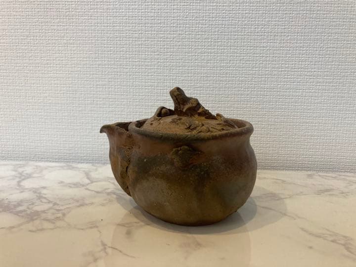 備前焼 宝瓶 手びねり 龍