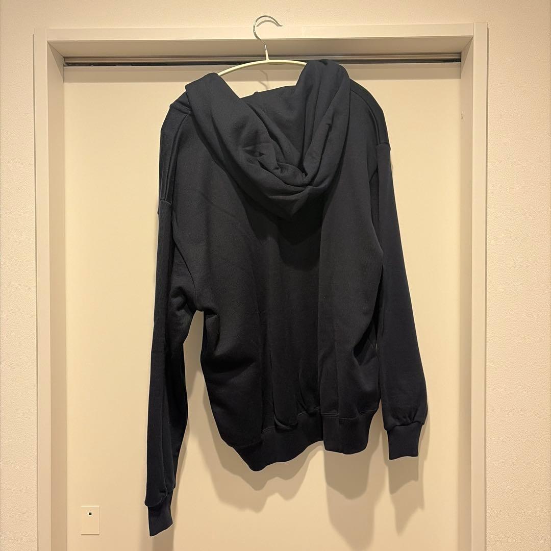 トップス everyone cotton zip up hoodie (NAVY) M