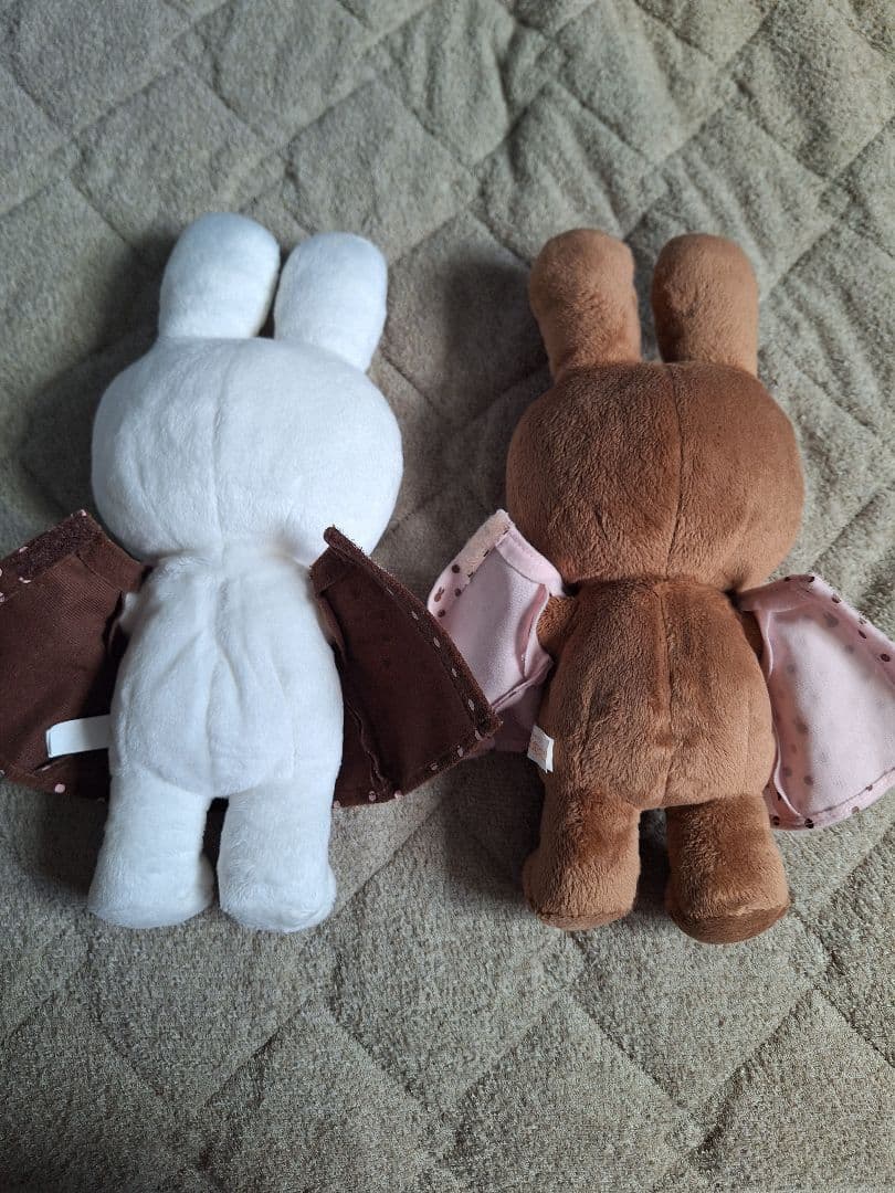ミッフィー&メラニーショコラドットぬいぐるみセットmiffy styleセキグチ