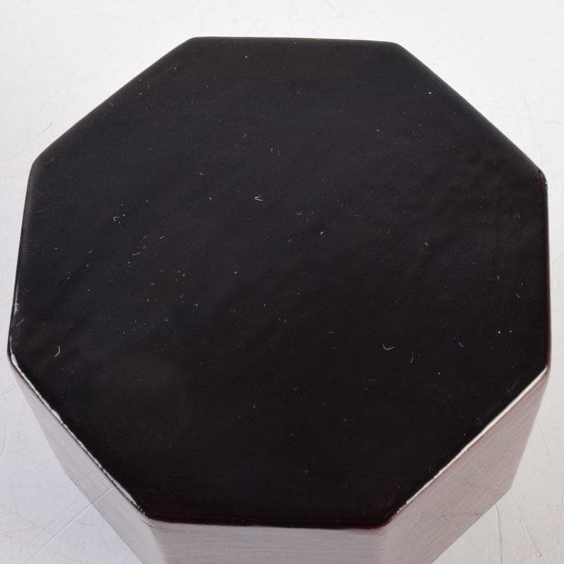 茶道具 山中塗 道場宗廣作 宗観好 一閑 八角茶器 共箱 V