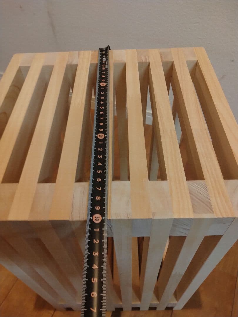 木製 ハンドメイド オーダー 格子型 ロの字 棚シェルフ ラック ベンチ