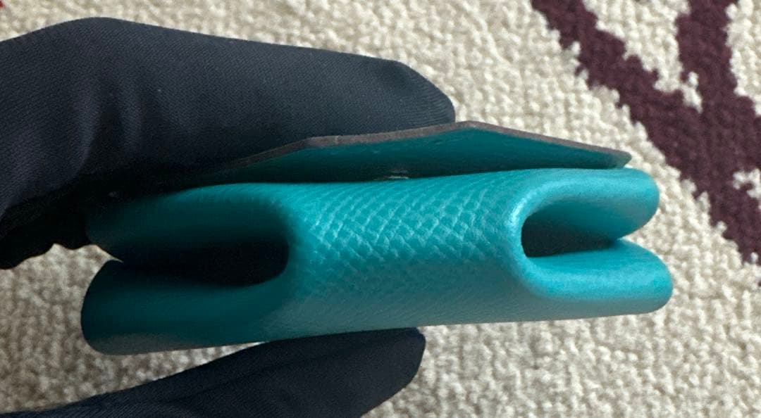 HERMES エルメス　ケース　ルヴァンキャトル　ターコイズ