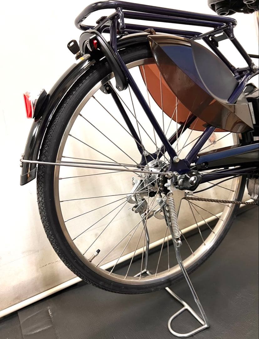 1年保証 送料無料　ヤマハ　パスウィズ　26インチ　紺色　電動アシスト自転車