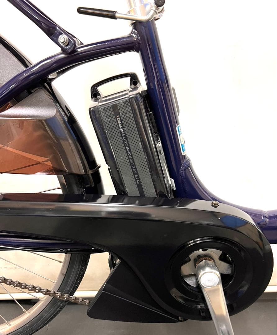 1年保証 送料無料　ヤマハ　パスウィズ　26インチ　紺色　電動アシスト自転車