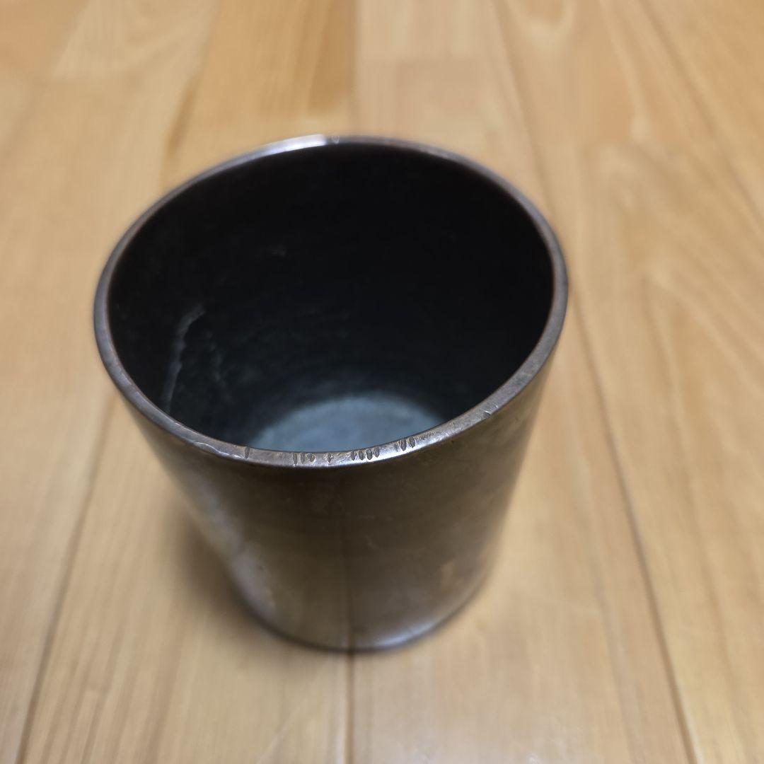 真鍮製？のアンティークな珍品 拡大鏡とフリーカップ2点セット➕️オマケ