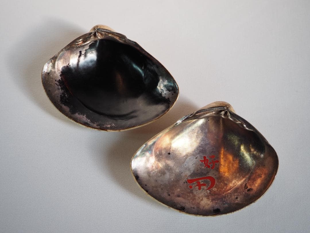 表千家12世惺斎宗左御書付・御好み『 梅蒔絵蛤香合』10代中村宗哲造（共箱）