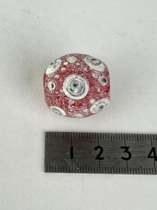 古代 戦国玉 東周漢王朝 トンボ玉 アンティーク ガラスビーズ - メルカリ