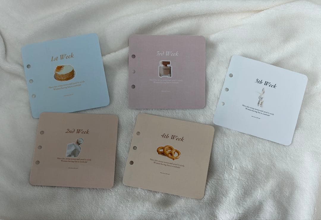 韓国人気♡ saving weeklyリフィル☆ましかくサイズ☆ - メルカリ