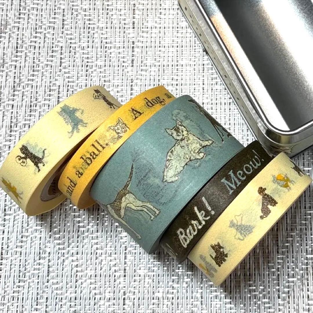 廃盤 カバリーニ ヴィンテージ マスキングテープ 5セット（25巻）