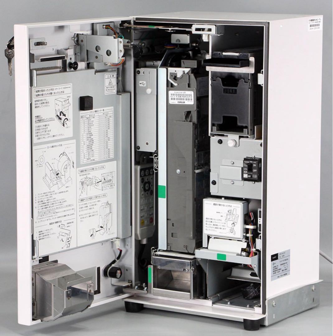 食券機GLORY屋内自動券売機VT-S10動作良好【中古 卓上型 小型 券売機