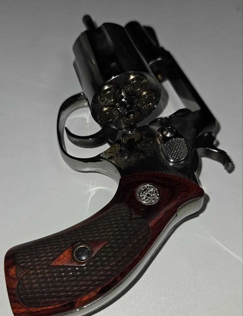 激安!タナカ S&W M36 トワイライトクローム 特注グリップ