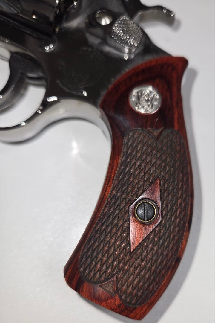 タナカワークス S&W M36 トワイライトクローム 特注グリップ付き