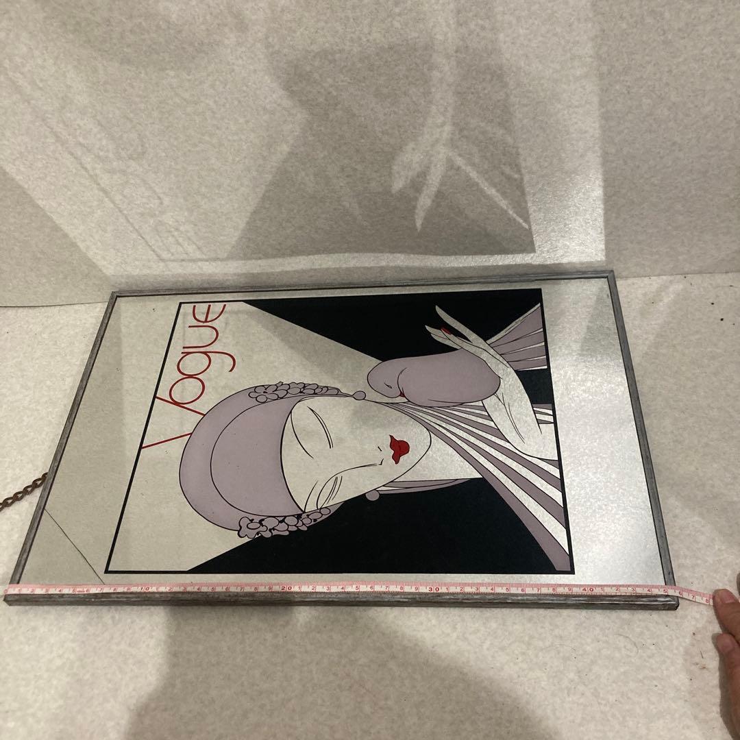 Vogue アートミラー パブミラー ビンテージ