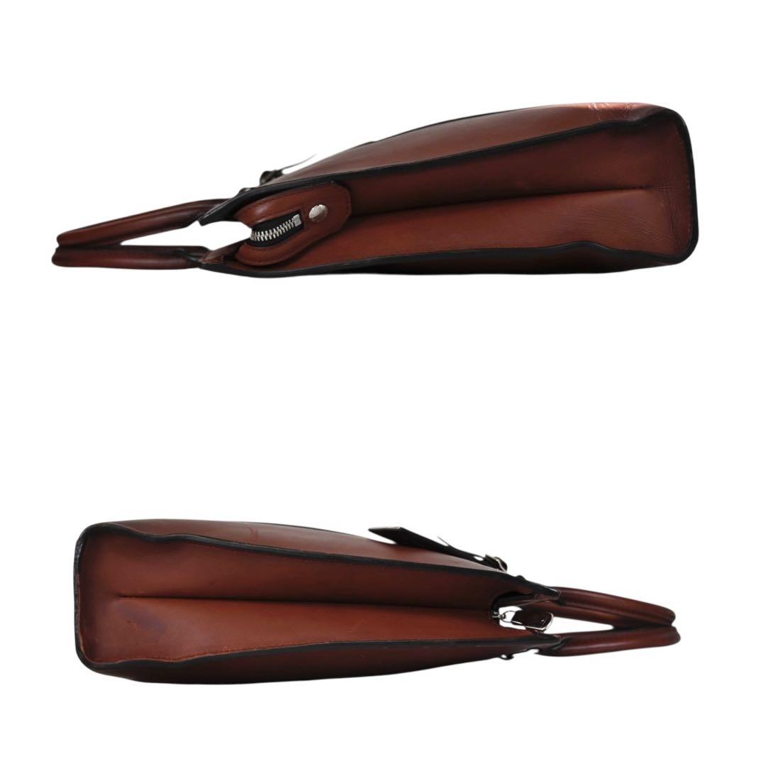 【美品】ルイヴィトン　サックプラバッグ　ハンドバッグ　茶色　ブラウン　レザー