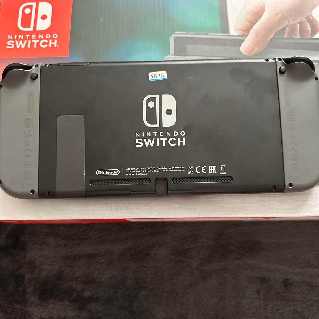 Nintendo Switch 本体 グレー ネオンレッド/ネオンブルー