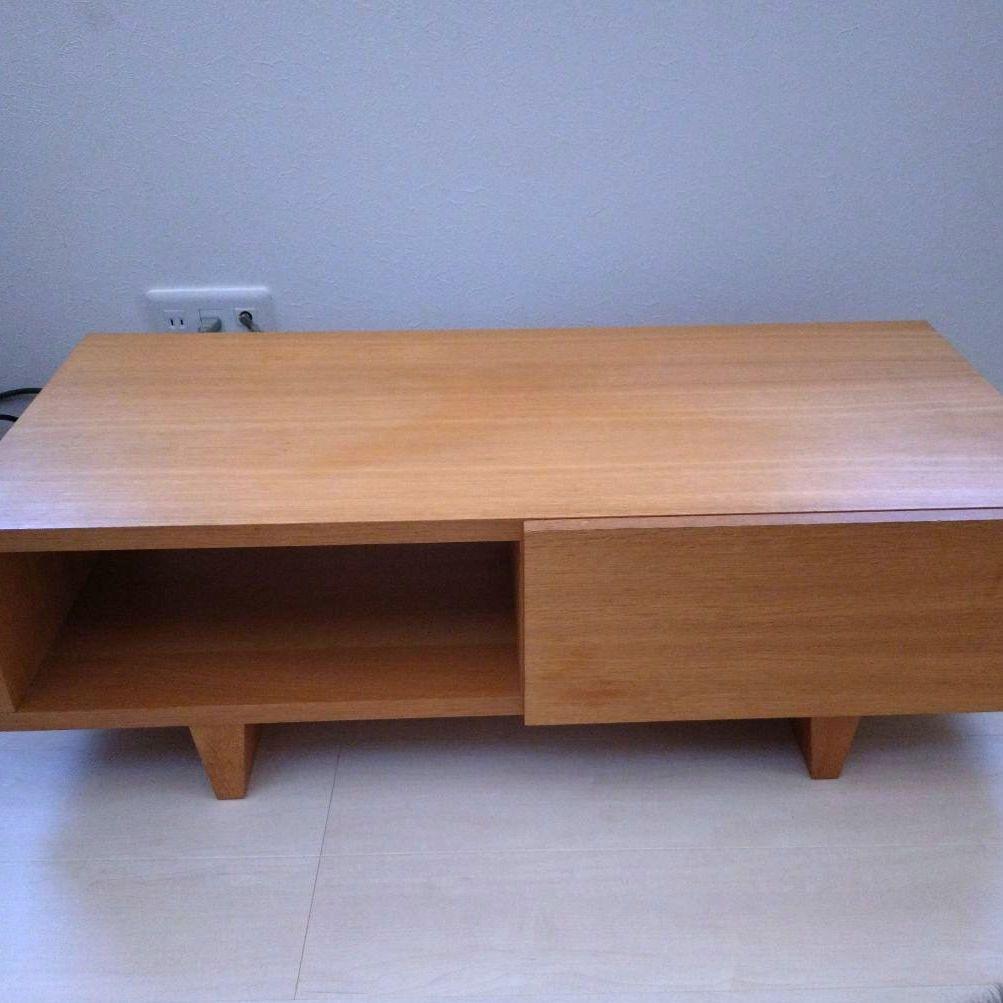 15日まで！/美品】unico CORSO オーク材 AVボード ローボード