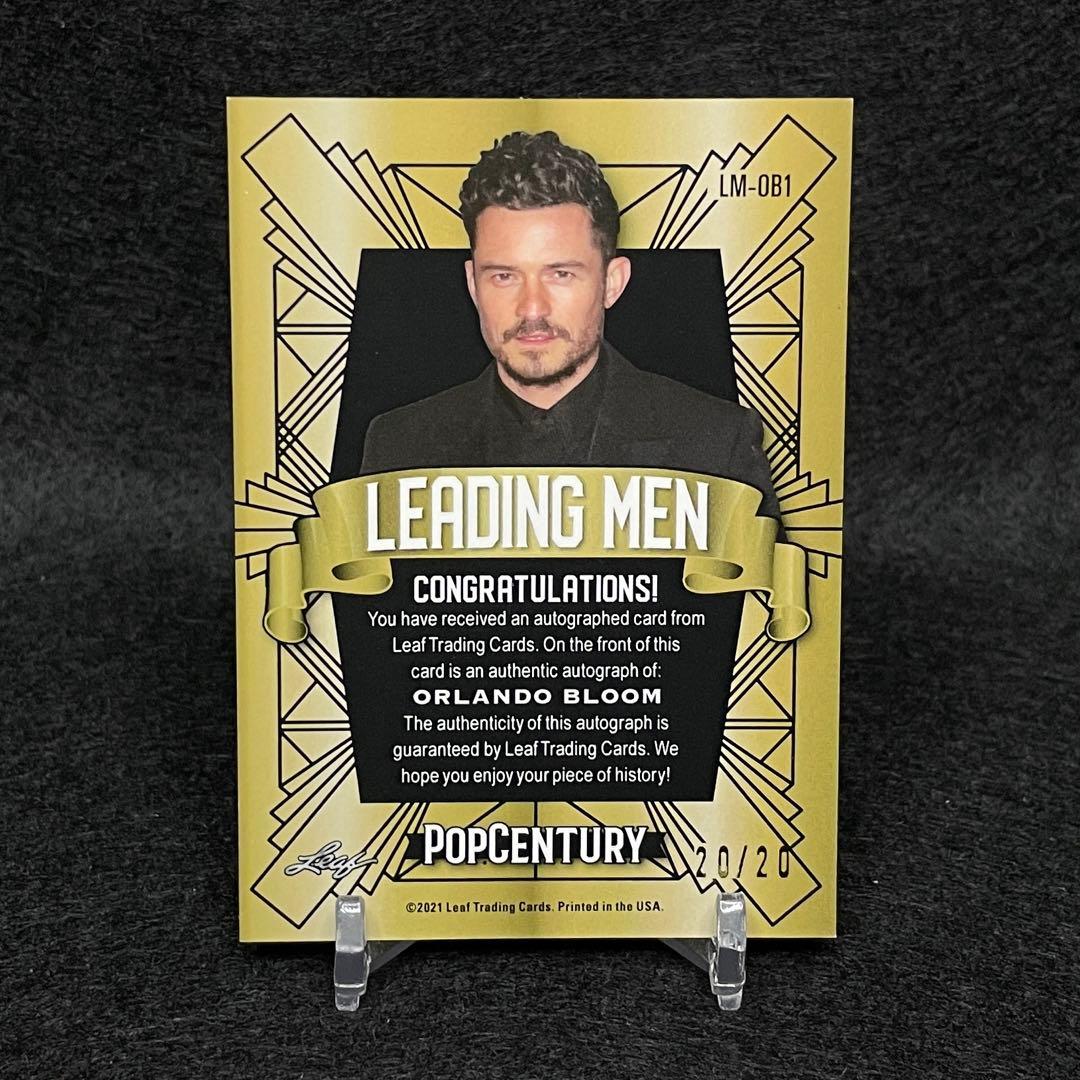 leaf metal pop century オーランド・ブルームサインカード