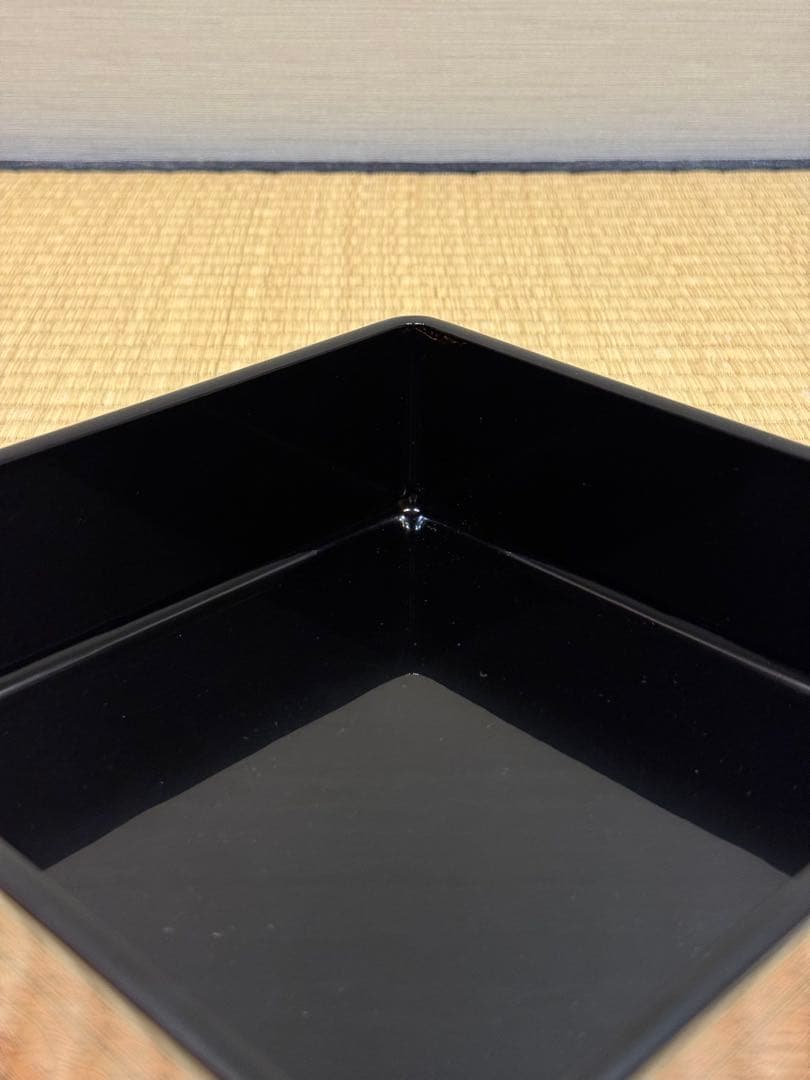 讃岐漆器 筒井隆之 造 蒟醤塗 三段重箱 伝統工芸 讃岐 香川漆器 茶懐石