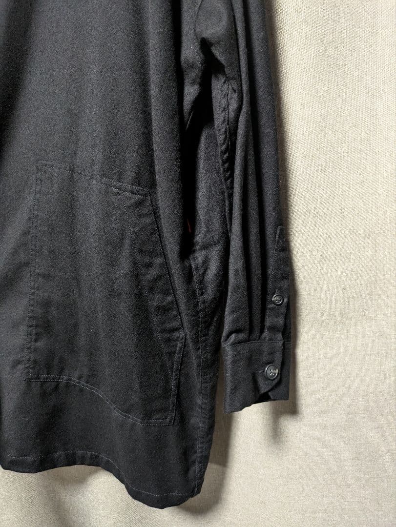 casey casey M ウールカシミア シャツコート