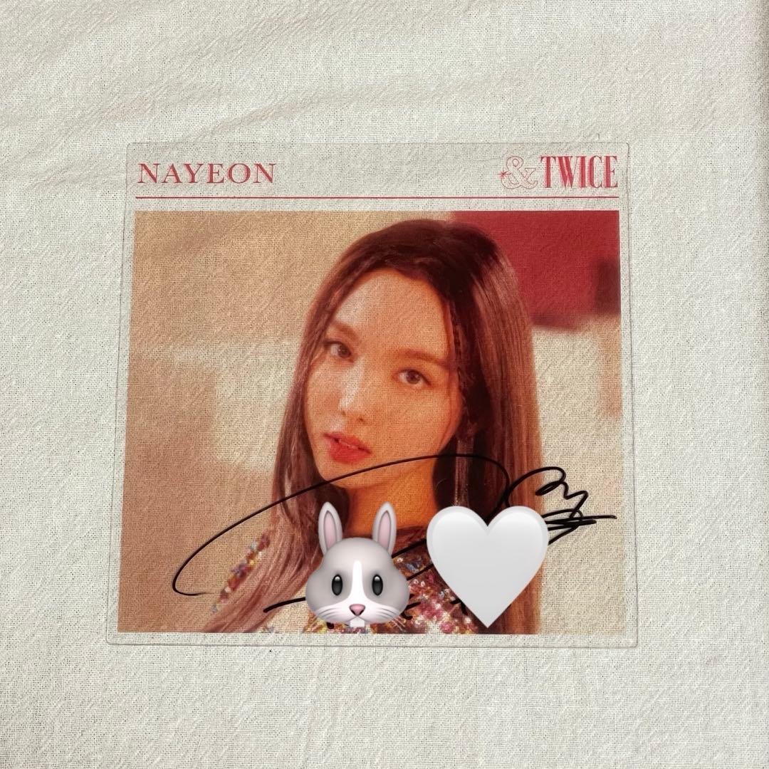 【直筆サイン】 TWICE ナヨン クリアカード キャンディボン NAYEON