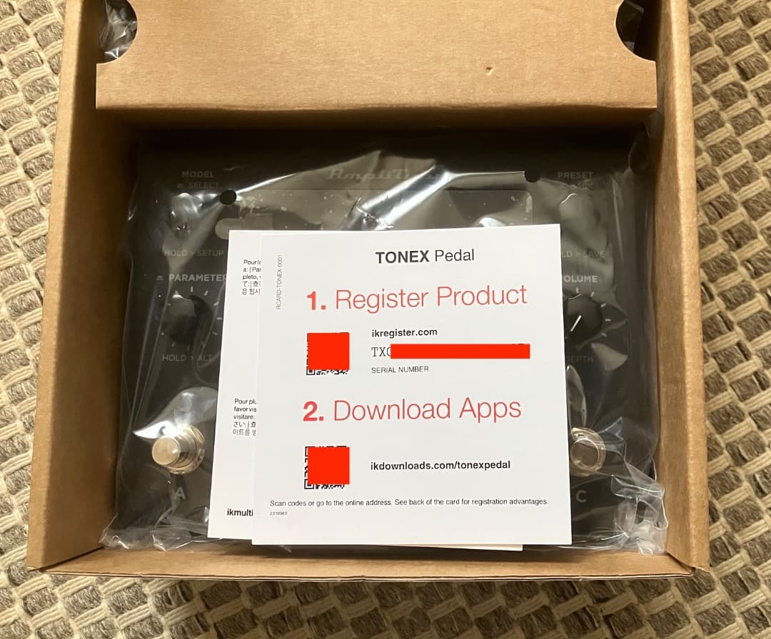 TONEX PEDAL ライセンス解除済み