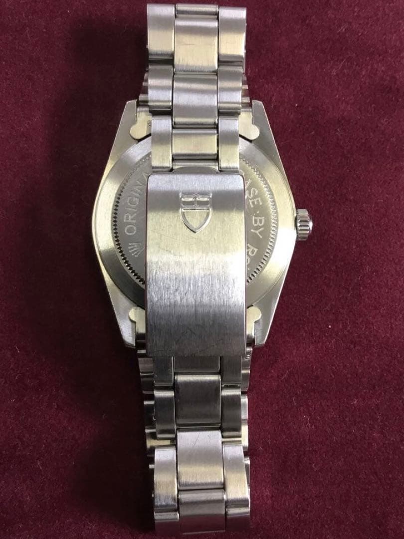 超美品 TUDOR 自動巻き ブラック アラビア レンジャー針 BK 付属品完備