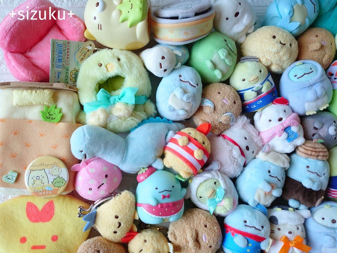 【豪華100点】すみっコぐらし とかげ ねこ 家具 ぬいぐるみ他 まとめ売り