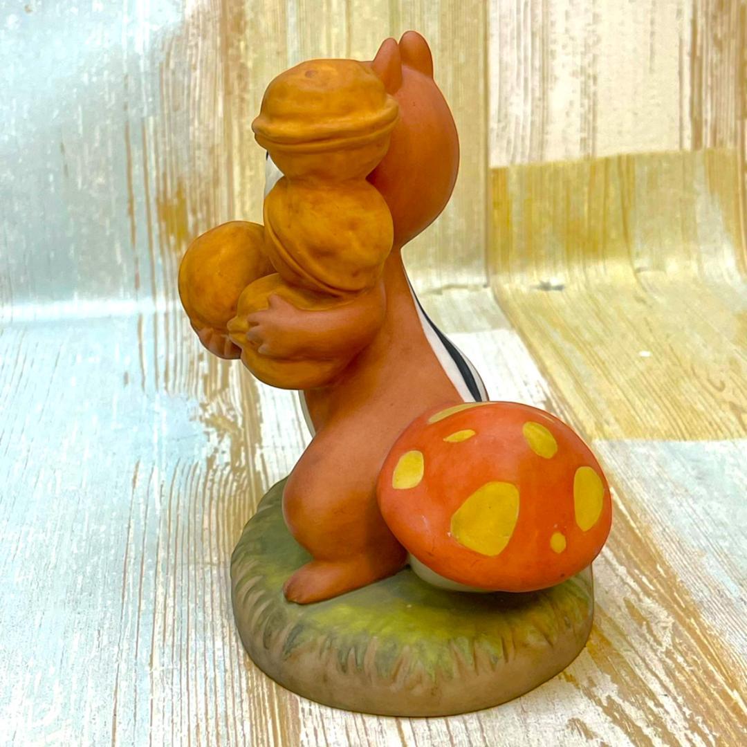 チップとデール チップ＆デール スタチュー ガーデン フィギュア 陶器製