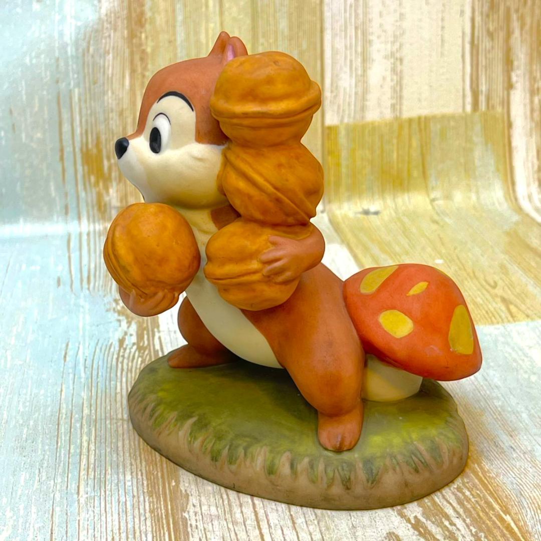 チップとデール チップ＆デール スタチュー ガーデン フィギュア 陶器製