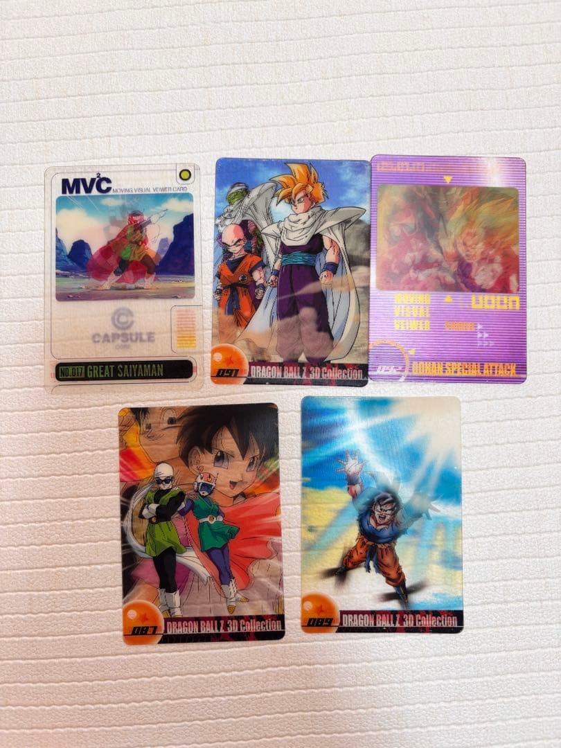 ドラゴンボールZ 森永 ウエハース 3Dコレクション 5枚セット - メルカリ