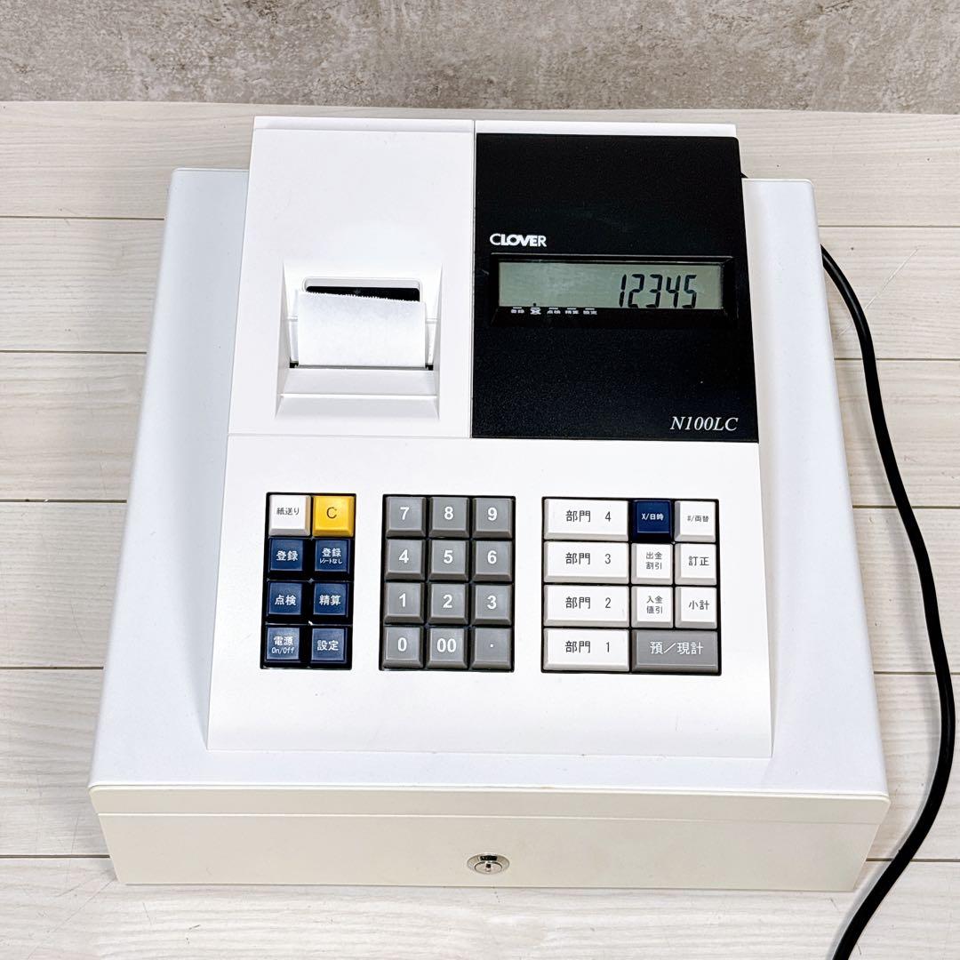 【送料込み】CLOVER N100LC レジスター クローバー電子