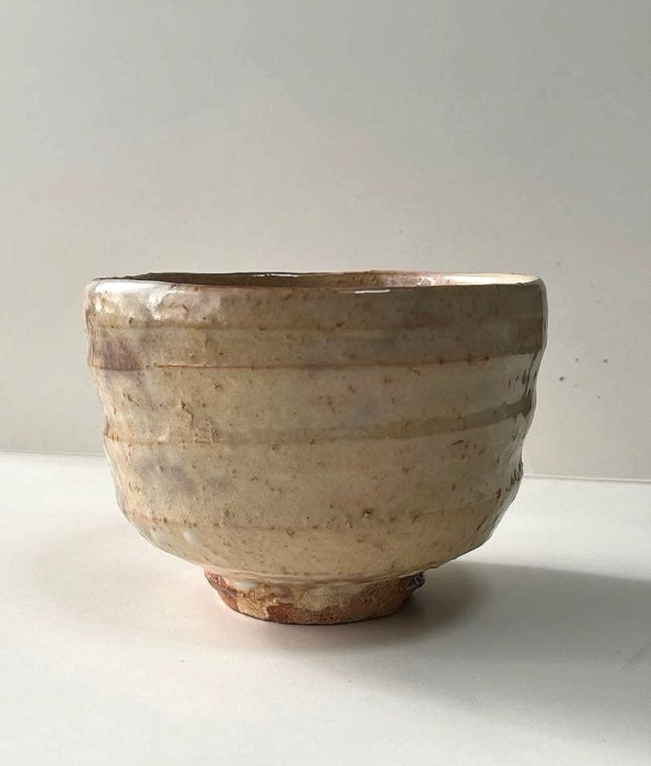 新品未使用　兼田昌尚作　萩焼　抹茶茶碗 茶道具 抹茶茶碗 萩焼き 田原陶兵衛作 深川本窯 13代 萩焼 茶道