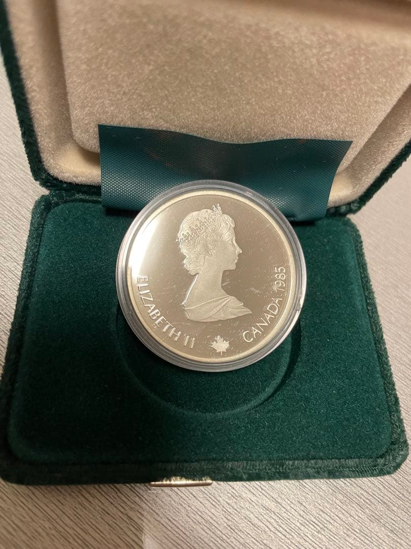 カルガリーオリンピック記念硬貨 20カナダドル銀貨1998年 スピードスケート