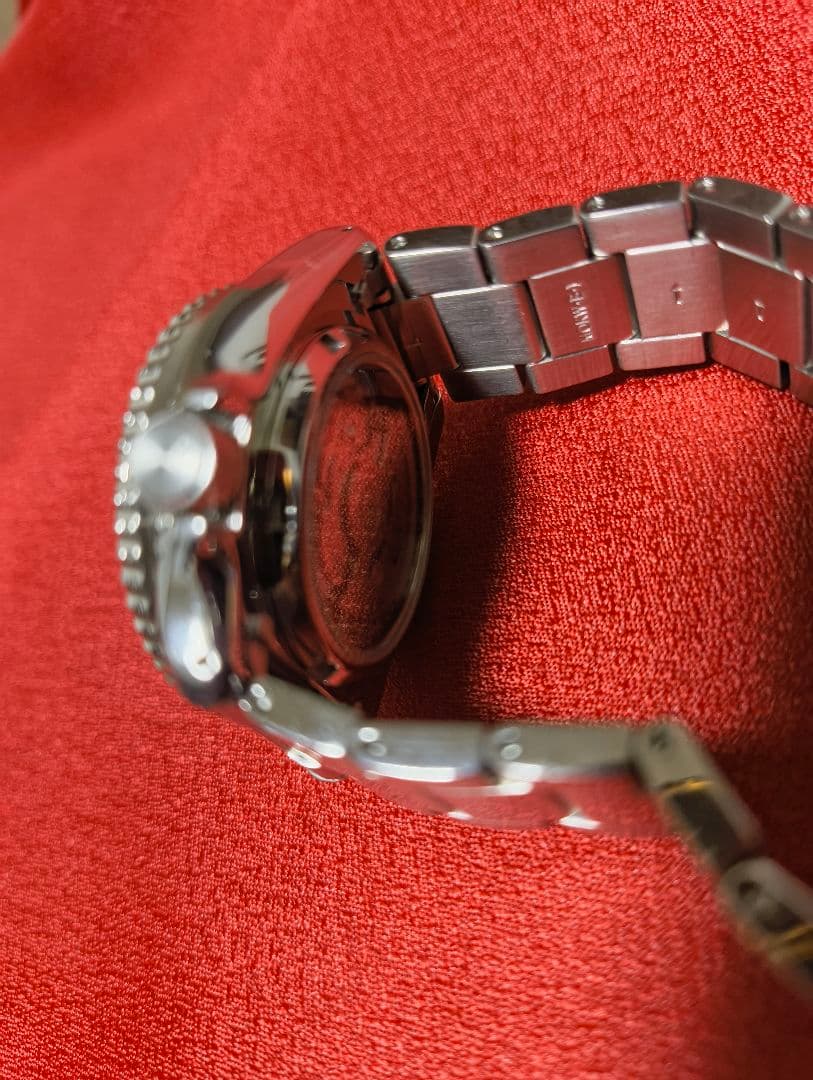 SEIKO/セイコー ５スポーツ 自動巻き デイデイト 裏スケ ウォッチ/腕時計